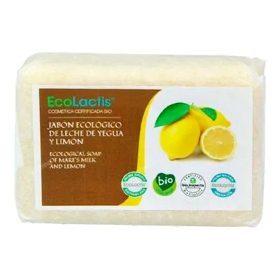 Jabón 10% leche de yegua y limón BIO 100 g, Ecolactis