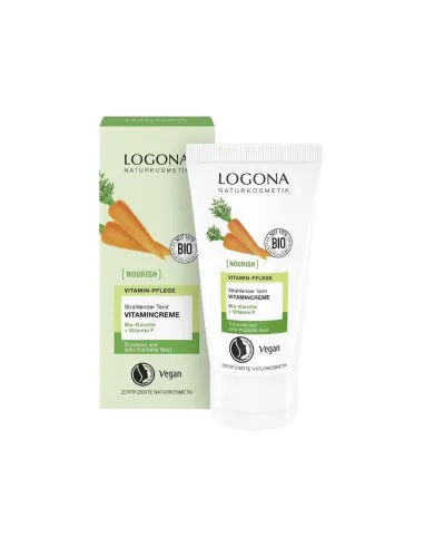 Verlichtende vitaminecrème kleur wortel & vitamine F BIO, Logona