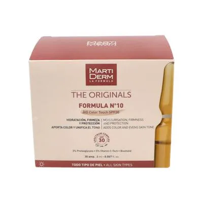 Fórmula no 10 hd color touch spf 30 30 ampollas, Martiderm
