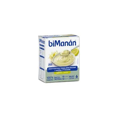 Beslim natillas limón 6 sobres, Bimanan