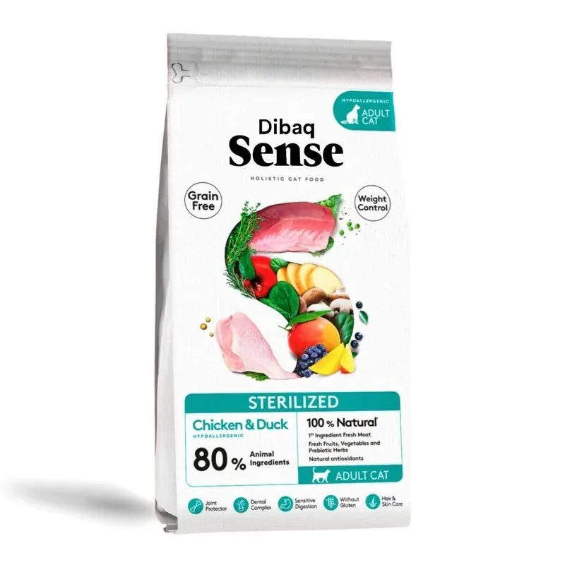 Dibaq sense pollo-anatra gatto sterilizzato 6 kg, Dibaq Vet