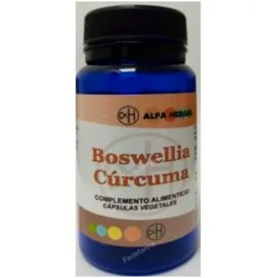 Boswellia cúrcuma 50 cápsulas vegetales, Alfa Herbal