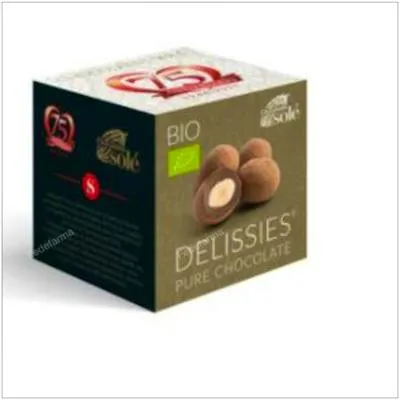Delissies chocolate con almendra tostada BIO 80 g, Chocolates Sole