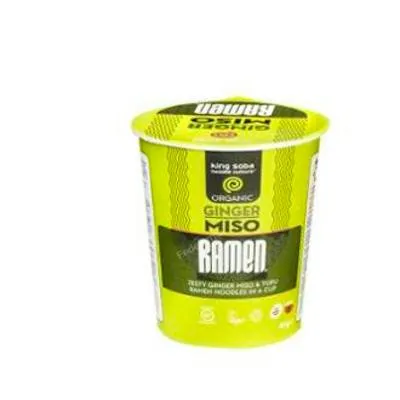 Gluten-free miso-ginger ramen soup cup BIO 85 g, King Soba