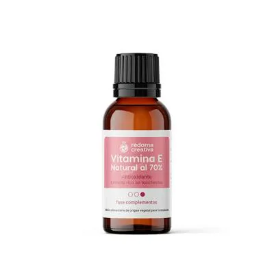 Vitamina e natural 70% base soja 30 ml, Redoma Creativa