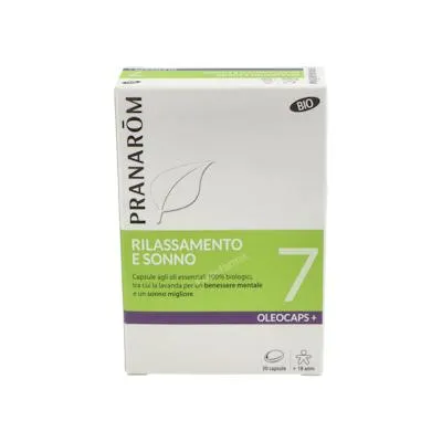 Pranarom P. acabado oleocaps+ plus 7 relaxamento e sono BIO 30 cápsulas, Pranarom P.acabado