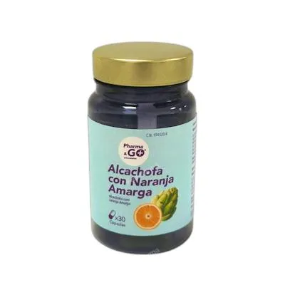 Pharma & go alcachofa con naranja amarga 30 cápsulas, Pharma&go