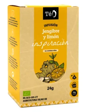 Inspiración – jengibre limón 12 bolsas BIO 24 g, Teo Bio