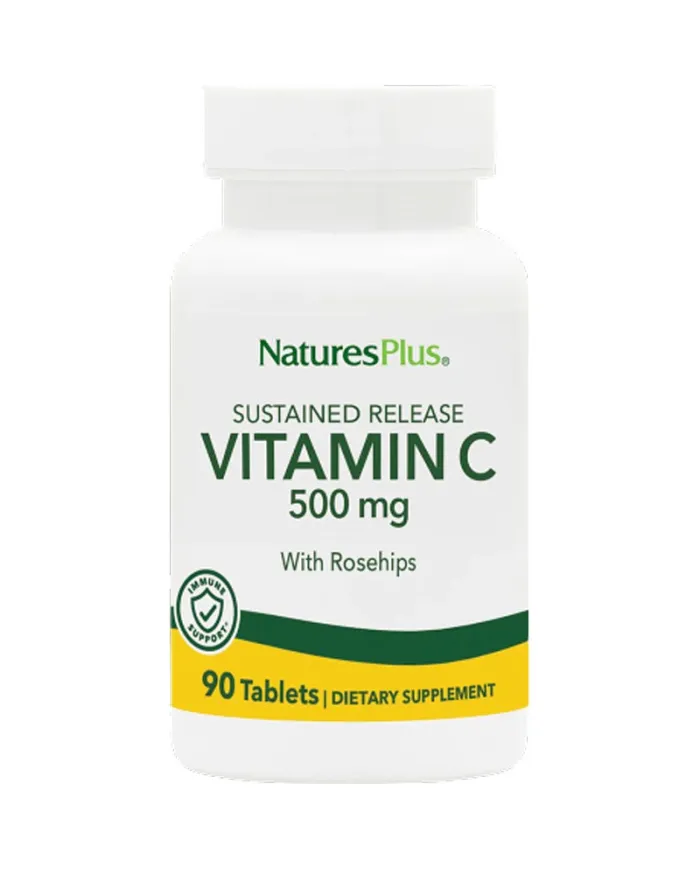 Vitamina c 500 mg 90 tabl. n. plu, Natures Plus