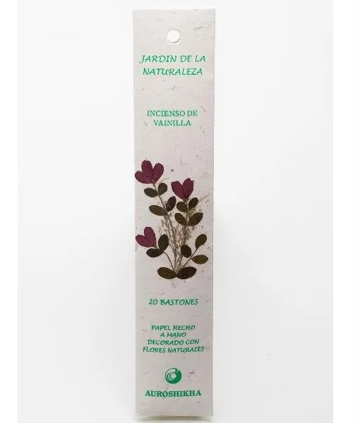 Incienso Vainilla Jardín Naturaleza, Auroshikha