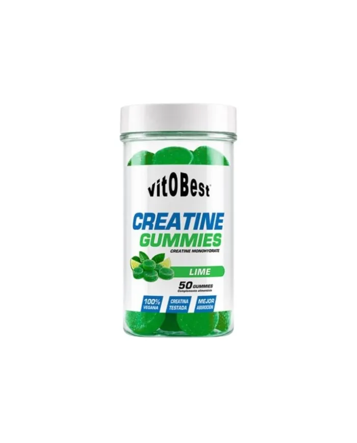 Creatina monohidrate sabor lima vitobest 50 gummies, Vit.o.best