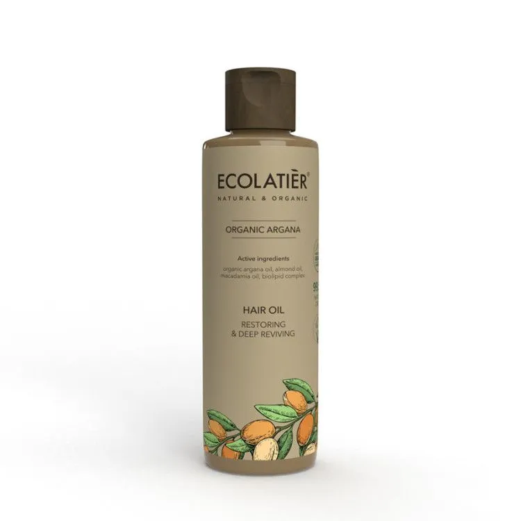 Aceite capilar reparador y revitalizante de Argán BIO, Ecolatier
