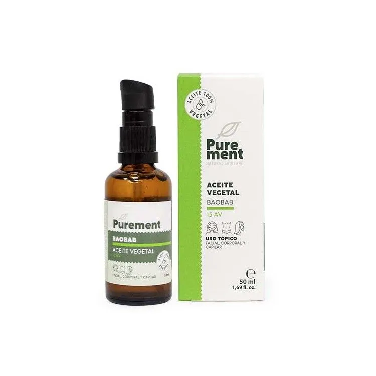 Huile végétale de Baobab BIO 50 ml, Purement