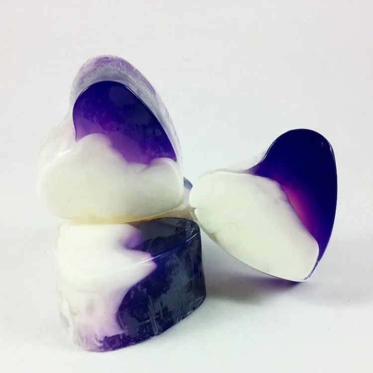 Jabón forma corazón Lavanda, Big Soap Factory