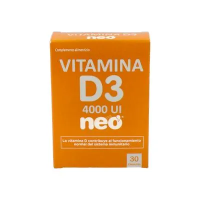 Vitamina D3 30 cápsulas, Neo