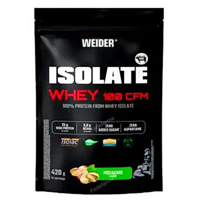 Isolate whey 100 cfm pistachio 420 g, Weider