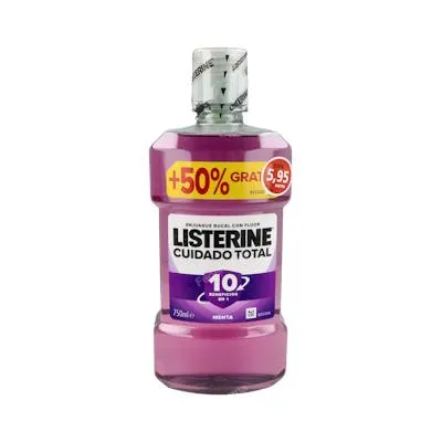 Cuidado total (pvp marcado 5,95) 750 ml, Listerine