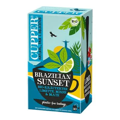 Kräutertee Brasilien, 20 Beutel BIO, Cupper