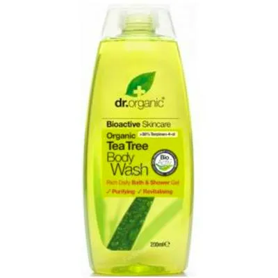 Gel doccia all'albero del tè biologico 250 ml, Dr. Organic
