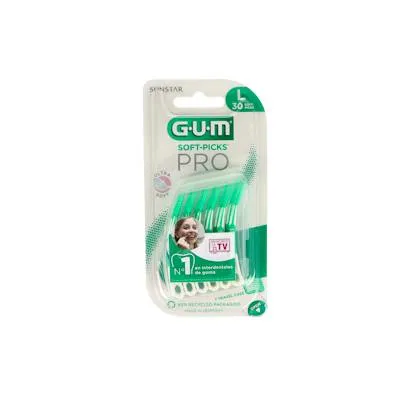 Cepillo interdental soft picks largo 30un azul, Gum
