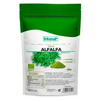 Alfalfa en polvo BIO 200 g, Inkanat