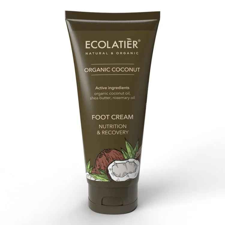 Crema para pies Nutrición y Recuperación Coco BIO, Ecolatier