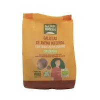 Wholegrain oat and hemp cookies 140 g, Naturgreen