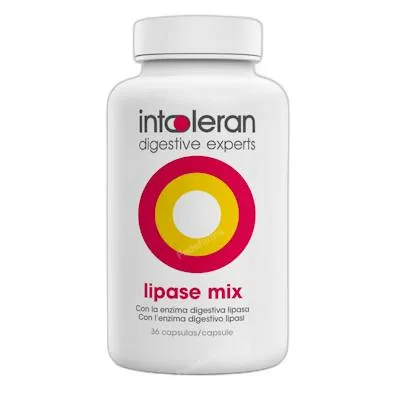 Lipase mix 36 cápsulas, Intoleran