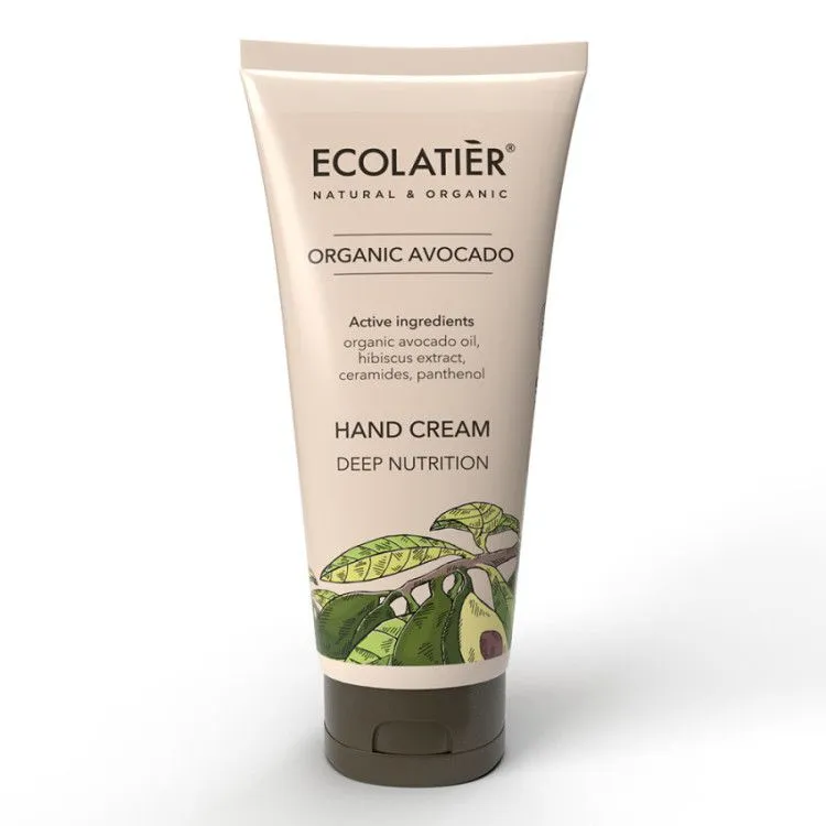 Crema de Manos Nutrición Profunda Aguacate BIO, Ecolatier