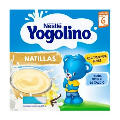 Postres natillas sabor vanilla, Yogolino