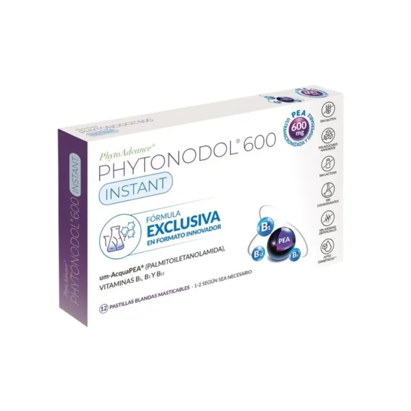 Phytonodol 600 instant blandas 12 pastillas, Phyto Advance