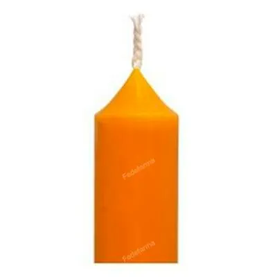 Vela bujia iris 5 N17 naranja 2x20cm 20 uds., Cerabella