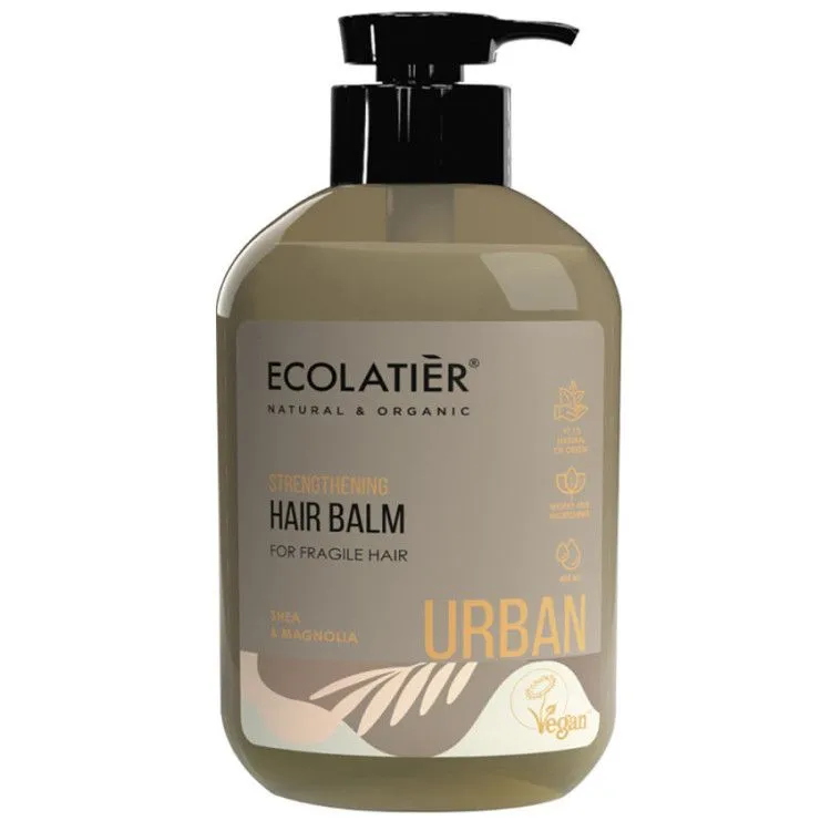 Bálsamo Capilar Fortalecedor Cabello Frágil, Karité y Magnolia, Ecolatier