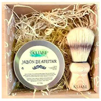 Scheerset zeep+kwast, Kijani