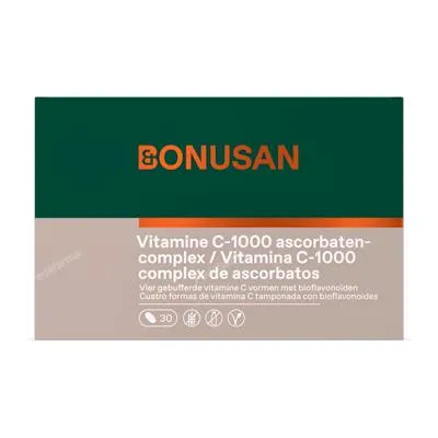 Vitamina C 1000 complex de ascorbatos 30 comprimidos, Bonusan