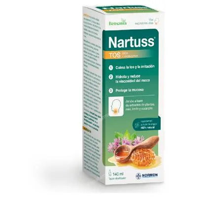 Nartuss trockener und produktiver Husten 140 ml, Bensania