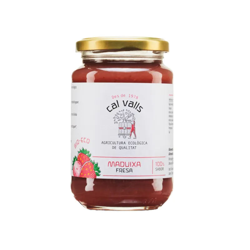 Mermelada de fresa sin azúcar BIO 375 g, Cal Valls