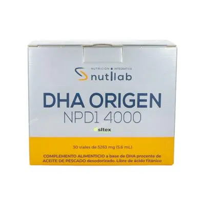DHA origen NPD1 4000 30 viales, Nutilab