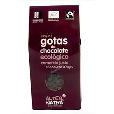 Mini gotas de chocolate 48% BIO 225 g, Alternativa 3
