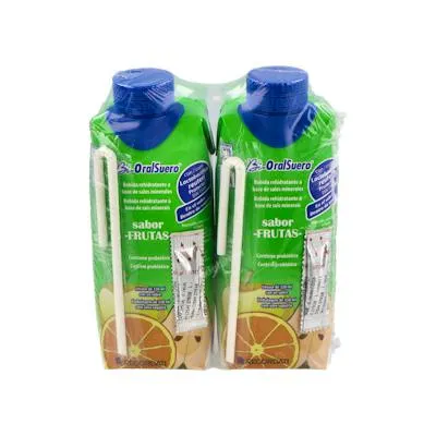 Bioralsuero frutas 2 x 330 ml, Casen