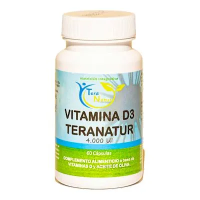 Vitamina D3 60 cápsulas, Teranatur