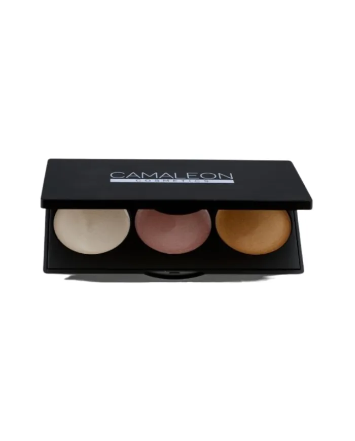 Camaleon iluminador paleta 3 colores 3 x 2,5 g, Camaleon Cosmetics