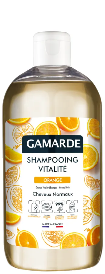 Champú Revitalizante Naranja BIO 500 ml, Gamarde