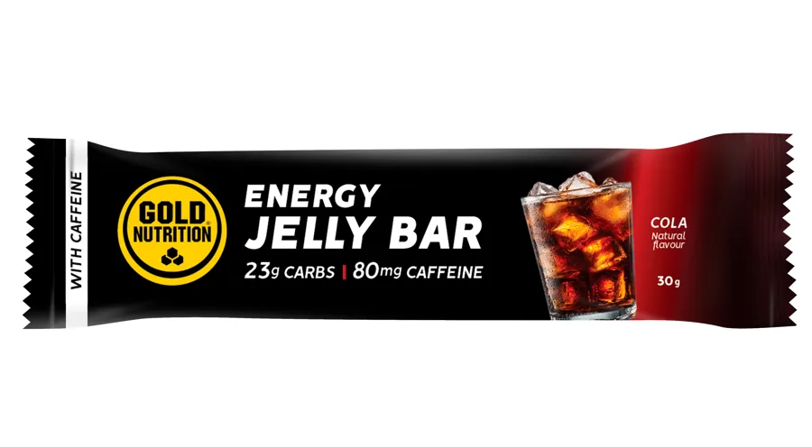 Jelly bar total energy caffeine cola 15 uds., Gold Nutrition