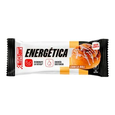 Cinnamon roll energy bar 24 pcs., Nutrisport