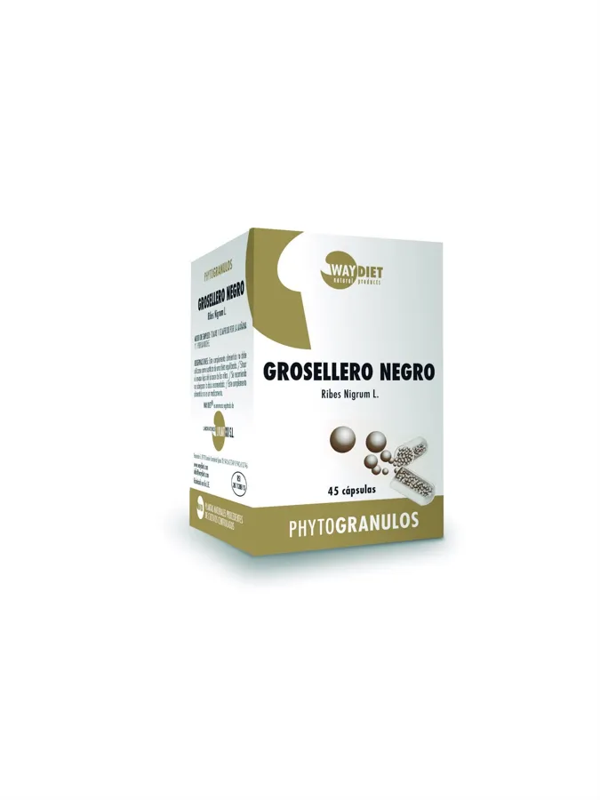 Grosellero negro de 400 mg 45 cápsulas, Waydiet