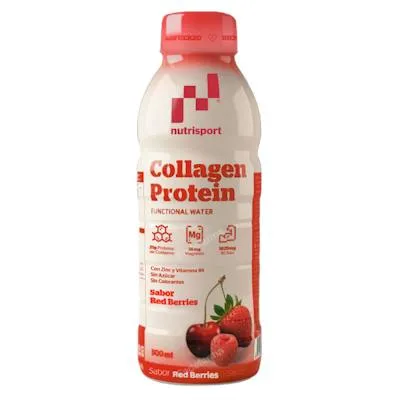 Collagen protein red berries líquido 11 x 500 ml, Nutrisport