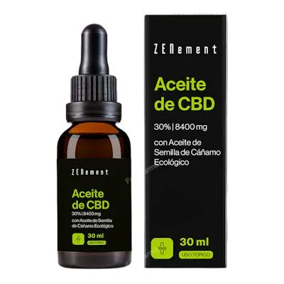 Aceite de CBD con ácido semillas cañamo BIO 30 ml, Zenement