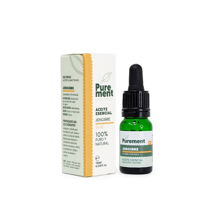 Huile essentielle de Gingembre 10 ml, Purement