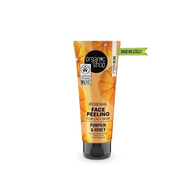 Exfoliante facial Renovador Piel grasa, Organic Shop